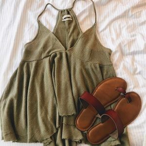 Urban Outfitters “Lola Babydoll Thermal Tank”